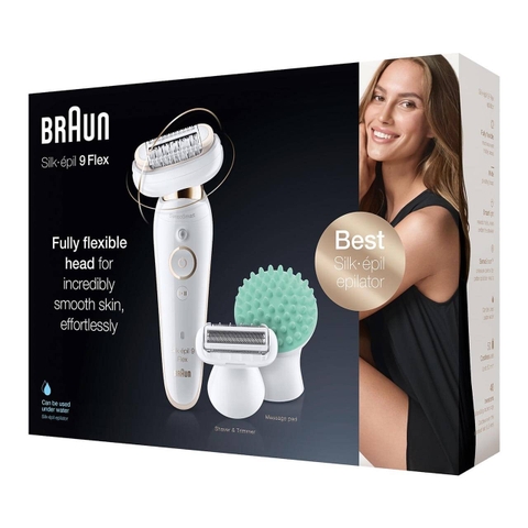 Máy Nhổ Cạo Tẩy Lông Braun Silk-épil 9 Flex SES9020 Chính Hãng Đức