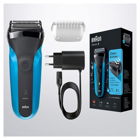 Máy Cạo Râu Braun Series 3 310s Chính Hãng Đức – Cạo Khô & Ướt Wet & Dry Êm Ái