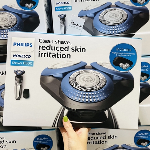 Máy cạo râu Philips Norelco Shaver 6500 - Ướt và khô chính hãng