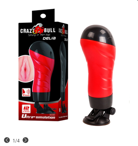Cốc thủ dâm gắn tường Crazy Bull có rung rên 