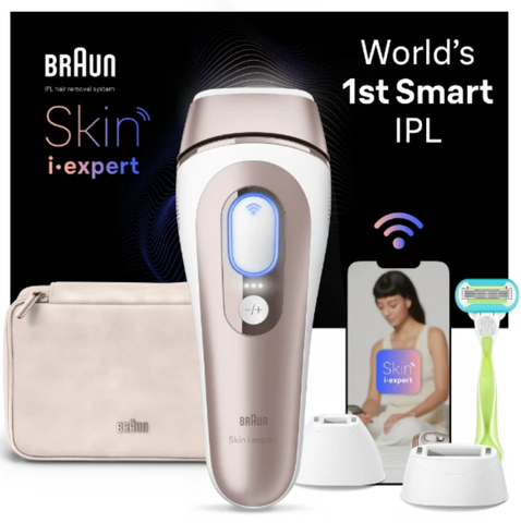 Máy Triệt Lông Laser Cao Cấp Braun Skin i-Expert IPL 7 PL7243 / PL5267 / PL5257 Chính Hãng