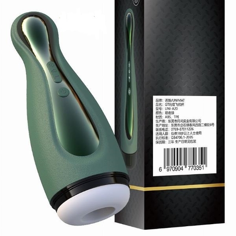 Âm đạo giả Unimat GT tự động rung hút co bóp tạo nhiệt