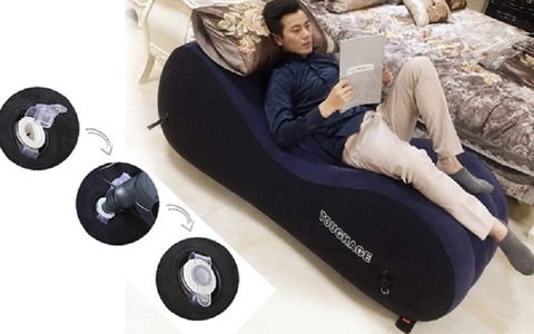 Ghế Tình Yêu Kèm Bơm Hơi Điện 2 Chiều Cao Cấp