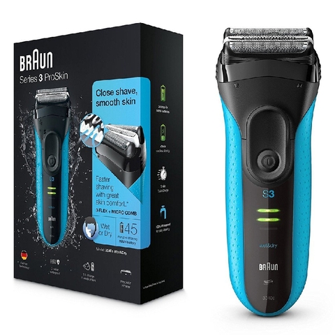 Máy Cạo Râu Braun Series 3 3040s ProSkin Wet & Dry Chính Hãng