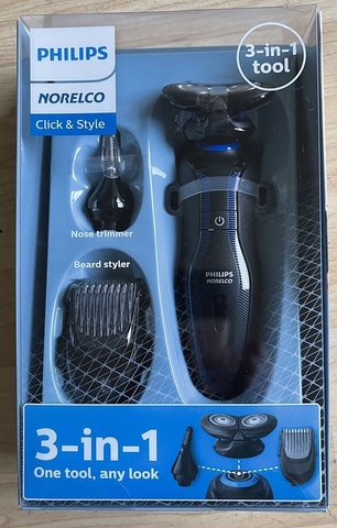 Máy cạo râu Philips Norelco 3 in 1 Click & Style S740/80