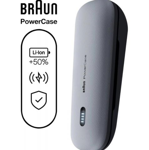 Hộp Sạc Dự Phòng Braun PowerCase Cho Máy Cạo Râu Braun Series 9, 9 Pro, 8