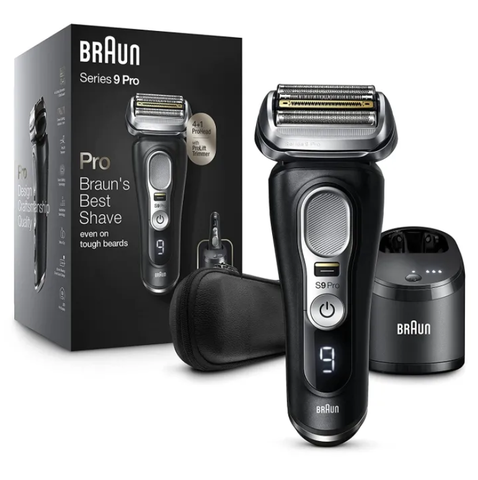 Máy Cạo Râu Braun Series 9 Pro 9465CC 5 Lưỡi Cắt, Công Nghệ AI Sóng Âm | Bảo Hảnh 24 Tháng