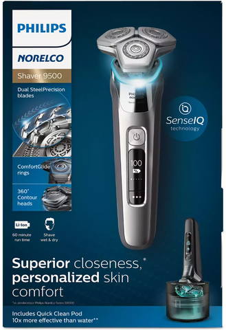 Máy cạo râu điện cao cấp Philips Norelco 9500 - S9985/84 | Hàng USA