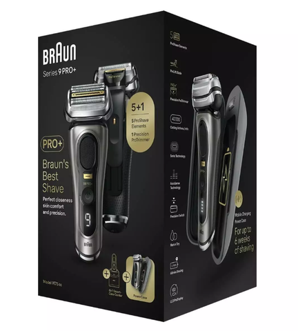 Máy Cạo Râu Braun Series 9 Pro+ 9567cc Chính Hãng Đức – Đỉnh Cao Grooming