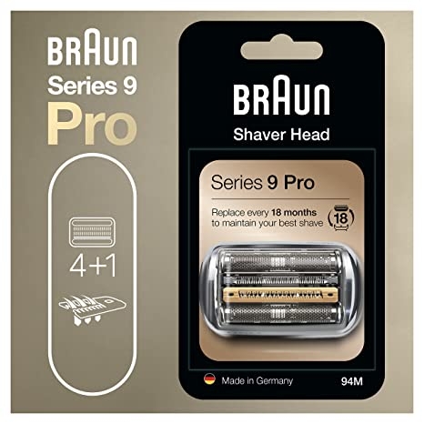 Đầu, Lưỡi Braun 94M Silver Thay Thế Cho Máy Cạo Râu Braun Series 9 Pro | Chính Hãng