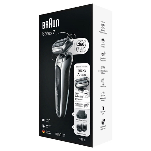 Máy Cạo Râu Braun Series7 7025s | Bảo Hành 24 Tháng | Chuẩn Đức