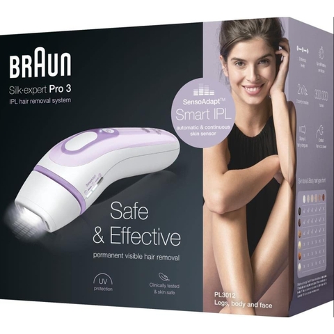 Máy Triệt Lông Braun Silk-expert Pro 3 PL3012 Chính Hãng Đức – Công Nghệ IPL