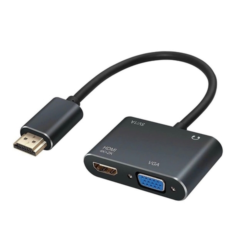 CÁP CHUYỂN HDMI RA VGA + HDMI