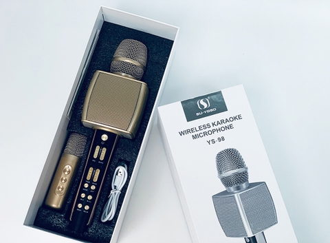 MICRO KARAOKE BLUETOOTH YS-98 KÈM MIC SONG CA