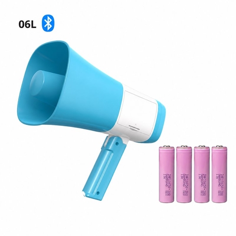 LOA PHÓNG THANH 06L 80W CÓ BLUETOOTH (4 PIN, CÓ GHI ÂM SẴN)