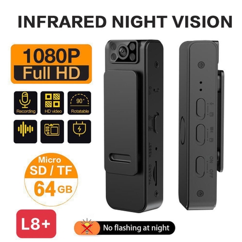 Máy Ghi Âm Kiêm Quay Phim, Chụp Ảnh L8+ Giá Sỉ