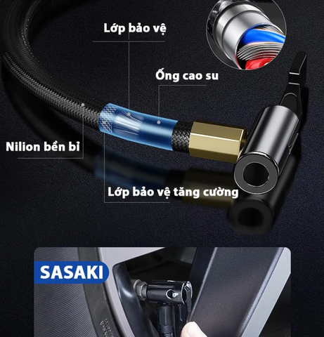 MÁY BƠM LỐP XE KHÔNG DÂY CZCQ-101 GIÁ SỈ