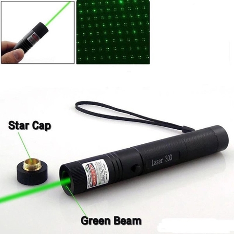 ĐÈN LASER 303 TIA XANH