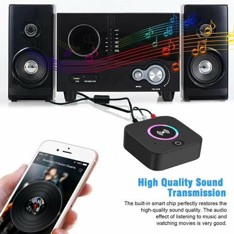 Bộ Thu Phát Âm Thanh Không Dây Mini NFC RCA Bluetooth V5.0 H16 Giá Sỉ