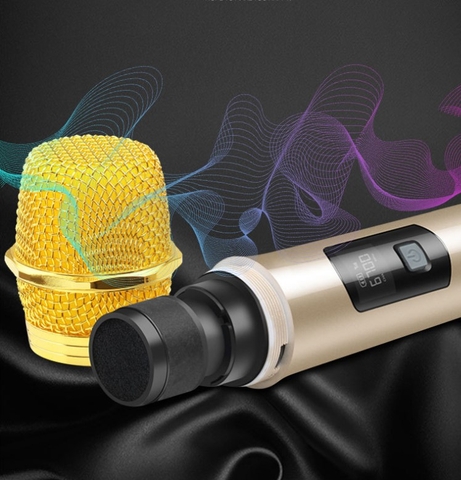 MICRO KARAOKE KHÔNG DÂY ĐA NĂNG HUANGSHI TV-1900 GIÁ SỈ