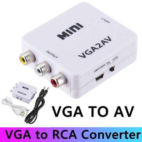 BOX CHUYỂN TÍN HIỆU VGA RA AV