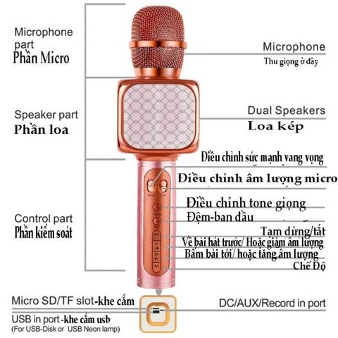 MICRO KARAOKE BLUETOOTH YS-69