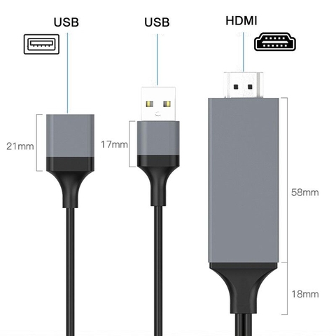 CÁP HDMI ĐA NĂNG KẾT NỐI ĐIỆN THOẠI LÊN TIVI