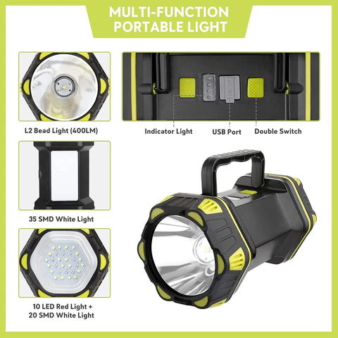 ĐÈN PIN SIÊU SÁNG 8 CHẾ ĐỘ HC-262