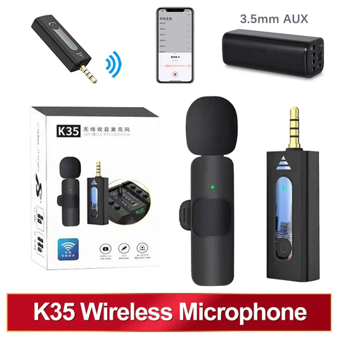 Mic Thu Âm Cài Áo Livestream K35 Chui Jack 3.5mm Giá Sỉ