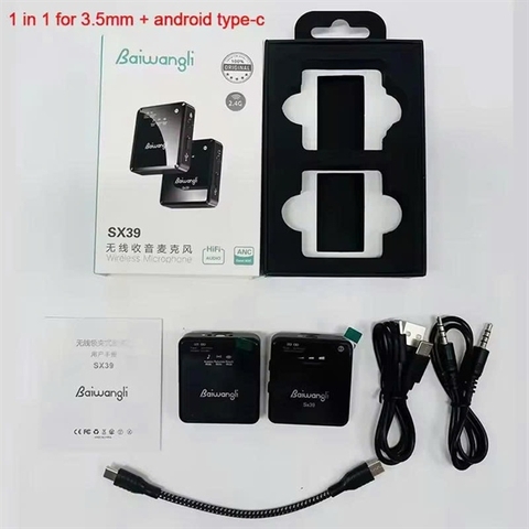 BỘ MIC THU ÂM LIVESTREAM SX39 CỔNG TYPE-C
