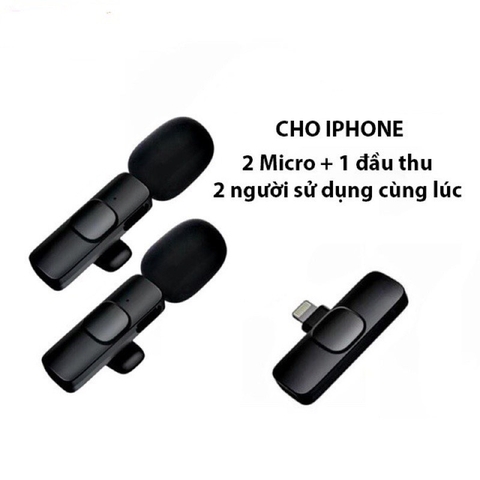 MIC THU ÂM K9 CHUI IPHONE (2MIC)