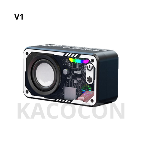 LOA BLUETOOTH V1 LED RGB THIẾT KẾ VỎ TRONG SUỐT