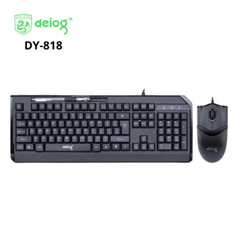 COMBO PHÍM CHUỘT CÓ DÂY CHÍNH HÃNG DEIOG DY-818