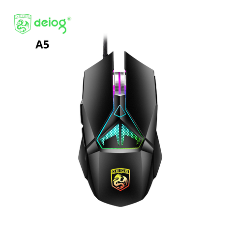 CHUỘT CÓ DÂY CHÍNH HÃNG DEIOG A5 LED RGB