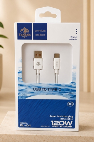 CÁP SẠC CHÍNH HÃNG TAHADA BL-04 USB TO TYPE-C