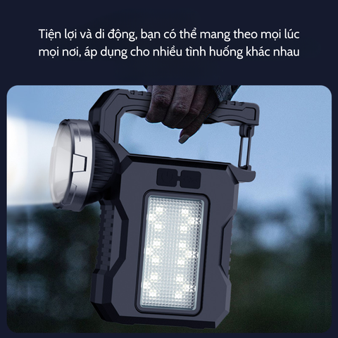 ĐÈN PIN CẦM TAY NĂNG LƯỢNG MẶT TRỜI ST8801