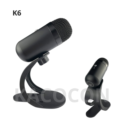 MICRO THU ÂM, LIVESTREAM ĐỂ BÀN MINI K6 LỌC ÂM, CHỐNG ỒN CHO MÁY TÍNH, LAPTOP GIÁ SỈ