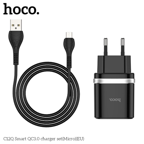BỘ SẠC HOCO C12Q MICRO