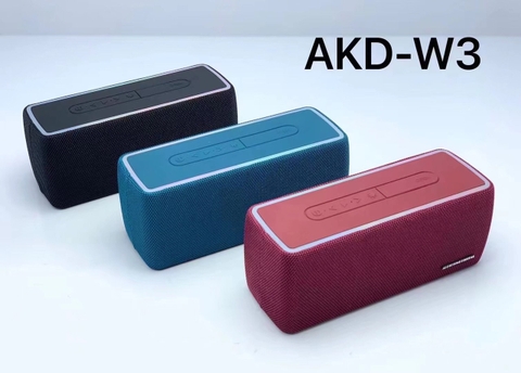 LOA BLUETOOTH AKD-W3 CÓ LED RGB GIÁ SỈ