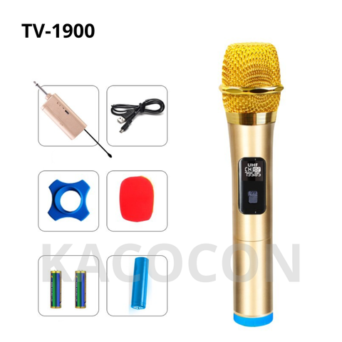 MICRO KARAOKE KHÔNG DÂY ĐA NĂNG HUANGSHI TV-1900 GIÁ SỈ