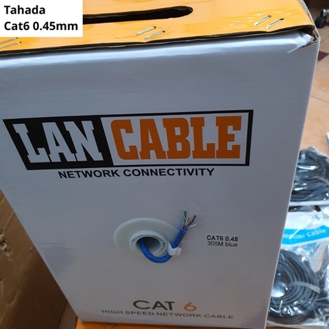 CÁP MẠNG LAN TAHADA CAT6 CCA 0.45 DÀI 300M