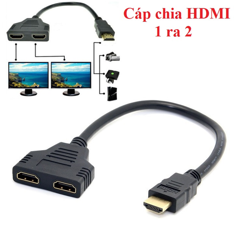 Cáp Chuyển Đổi HDMI 1 Ra 2 Giá Si