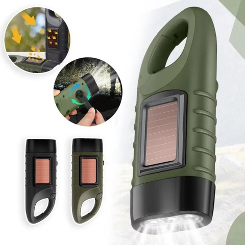 ĐÈN PIN NĂNG LƯỢNG MẶT TRỜI SIÊU SÁNG 5IN1 CS-109