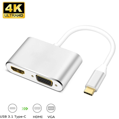 Cáp Chuyển Đổi Type-C Sang HDMI và VGA Giá Sỉ