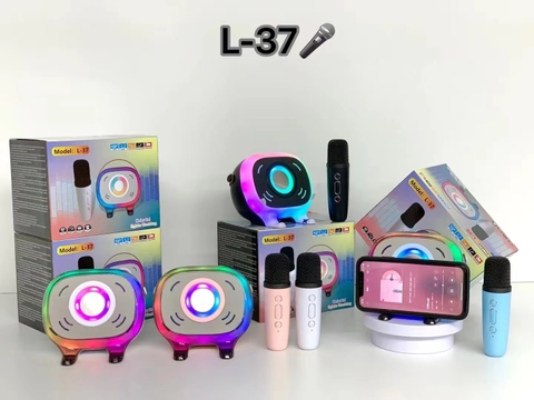 LOA KARAOKE BLUETOOTH L-37 LED RGB GIÁ SỈ L37
