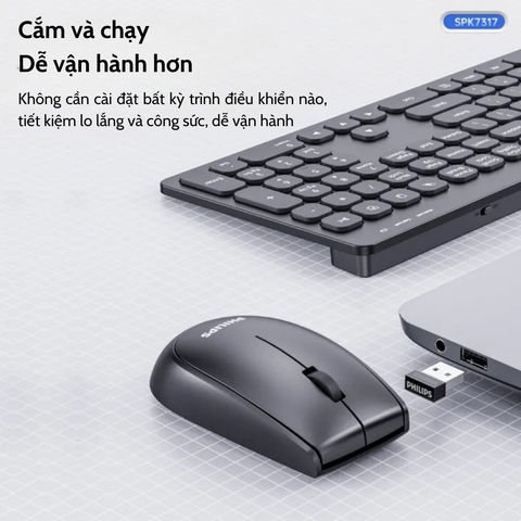 CHUỘT KHÔNG DÂY PHILIPS SPK7317B