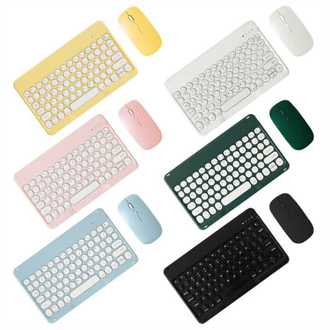 COMBO PHÍM CHUỘT BLUETOOTH KHÔNG DÂY (NÚT TRÒN) 10INCH