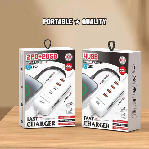 BỘ HUB CHUYỂN ĐA NĂNG 6IN1 (2PD + 2USB) KÈM DÂY LIGHTNING VÀ TYPE-C