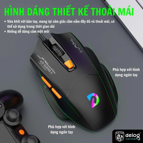 CHUỘT CÓ DÂY CHÍNH HÃNG DEIOG A20