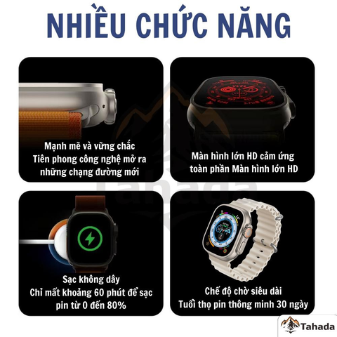 ĐỒNG HỒ THÔNG MINH CHÍNH HÃNG TAHADA T-ULTRA